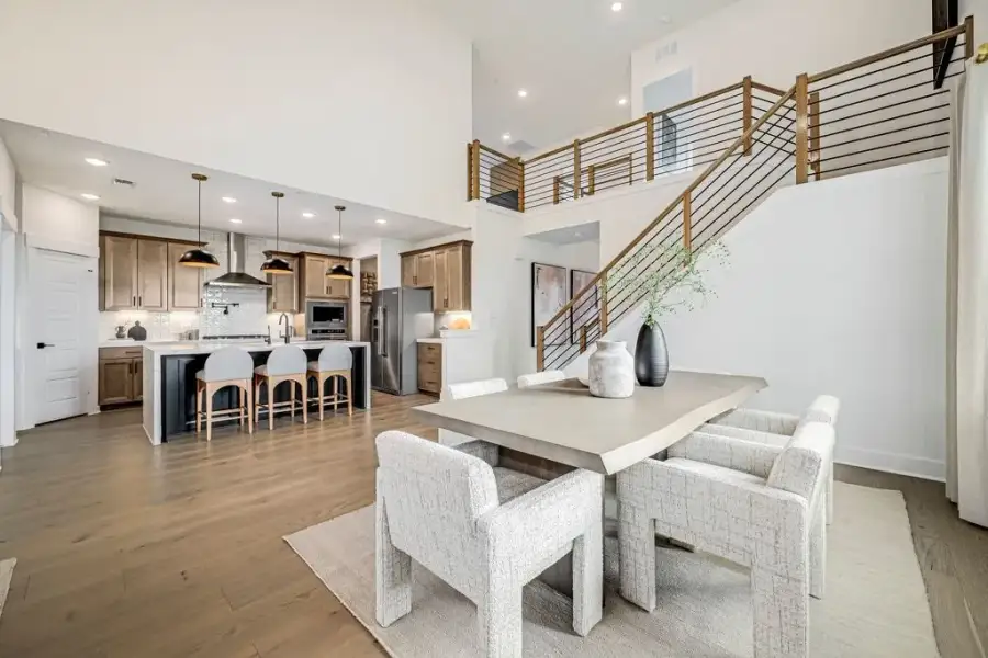 Representative furnished interior of a home built from the Rainier by Pulte Homes in Spring Branch Preserve, Montgomery (Image 10).