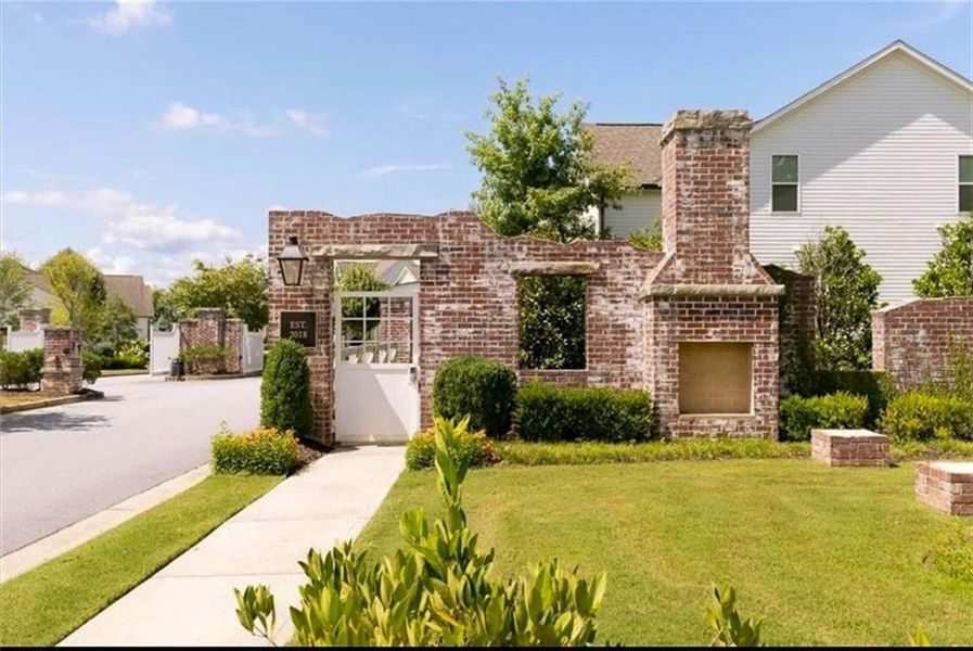 Front exterior of a new home in Idylwilde, Canton, GA, highlighting curb appeal (Image 22).