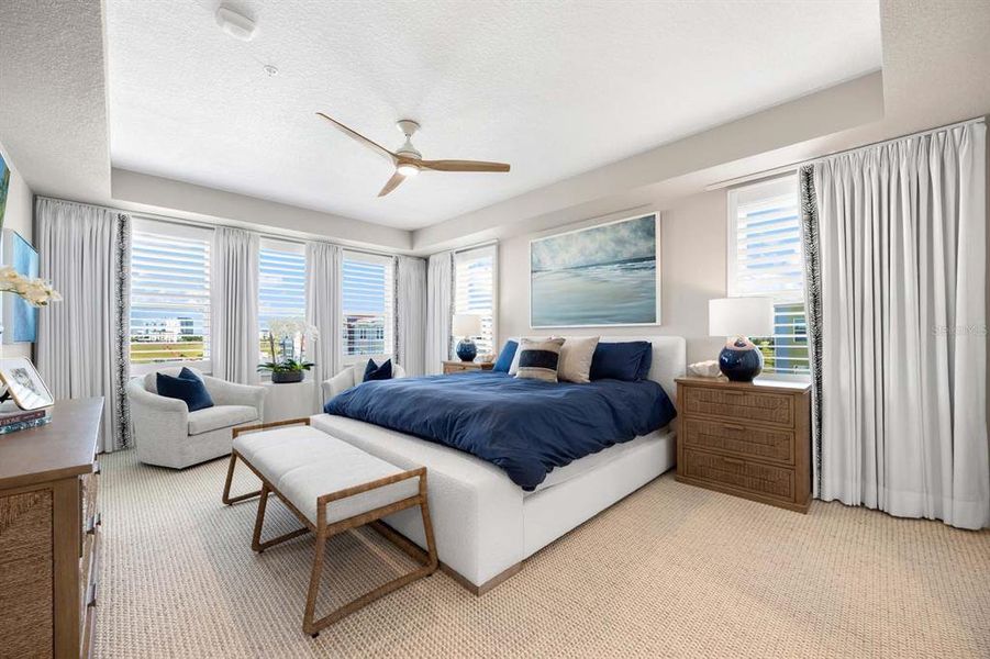 Furnished interior view inside a new home in Gatherings® of Lake Nona, Orlando (Image 27).
