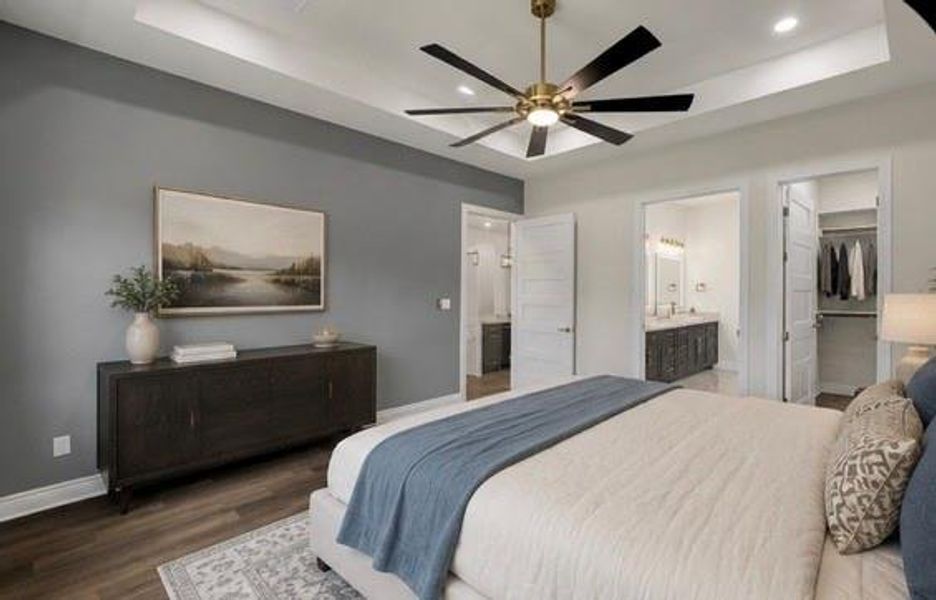 Furnished interior view inside a new home in , Montgomery (Image 16). Furnished interior view inside a new home in , Montgomery (Image 16).