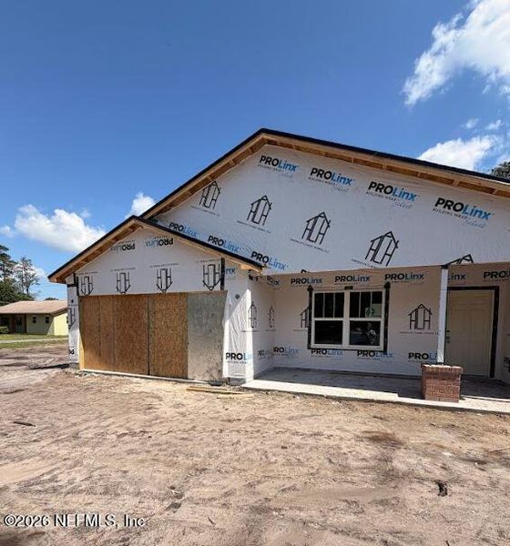 In-progress construction of a new home in , Jacksonville, FL (Image 35).
