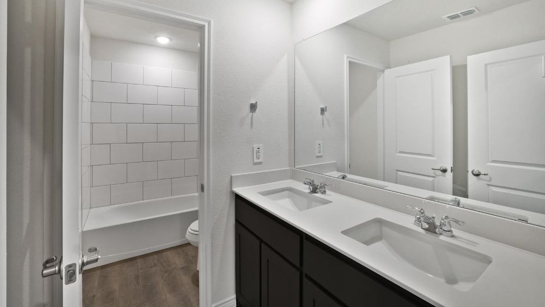 Representative furnished interior of a home built from the Perry by D.R. Horton in Augusta Square, Fort Worth (Image 6). Representative furnished interior of a home built from the Perry by D.R. Horton in Augusta Square, Fort Worth (Image 6).