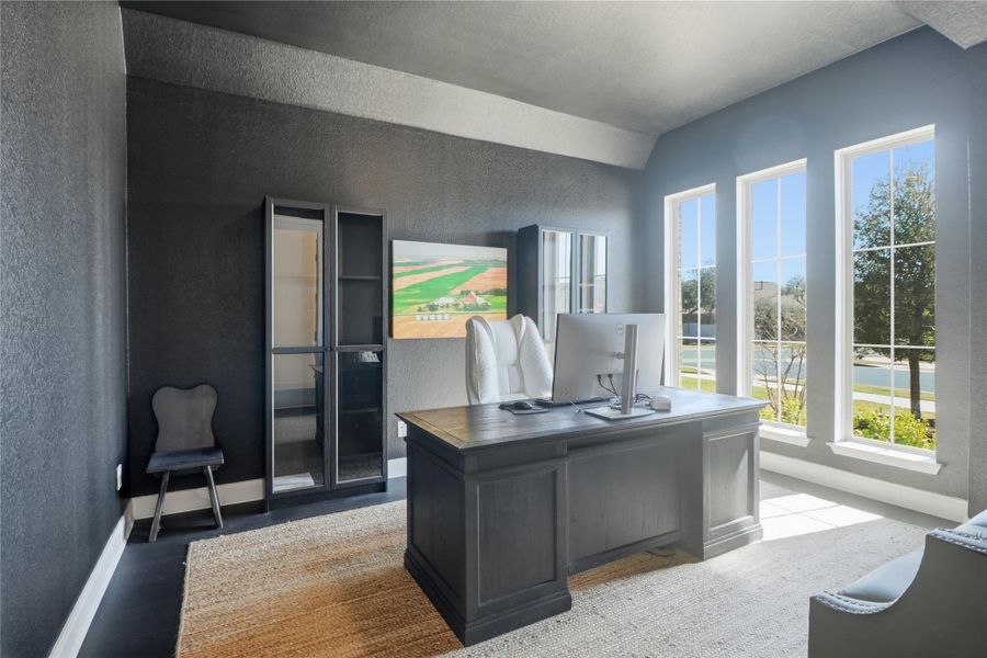 Furnished interior view inside a new home in Wolf Ranch, Georgetown (Image 24).