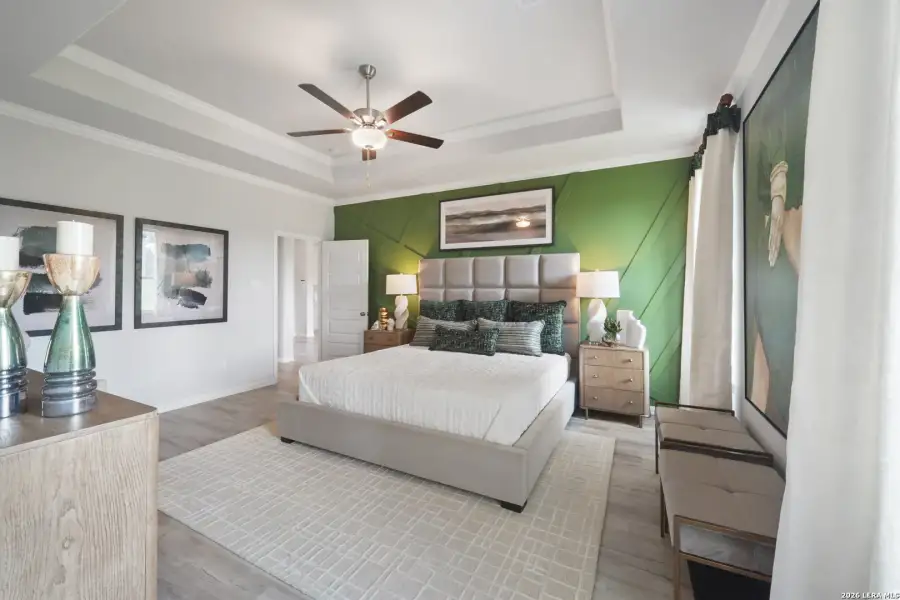 Furnished interior view inside a new home in Villas Las Flores, Floresville (Image 6). Furnished interior view inside a new home in Villas Las Flores, Floresville (Image 6).