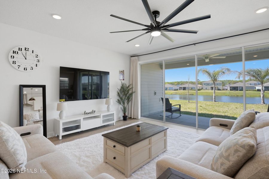 Furnished interior view inside a new home in TrailMark, St. Augustine (Image 31).