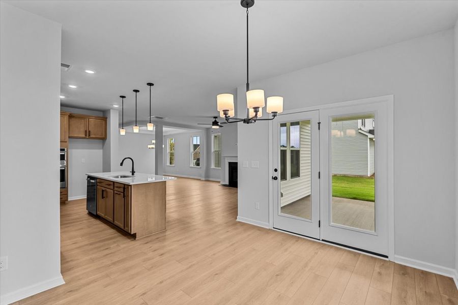 Furnished interior view inside a new home in Fieldstone, Lexington (Image 12).