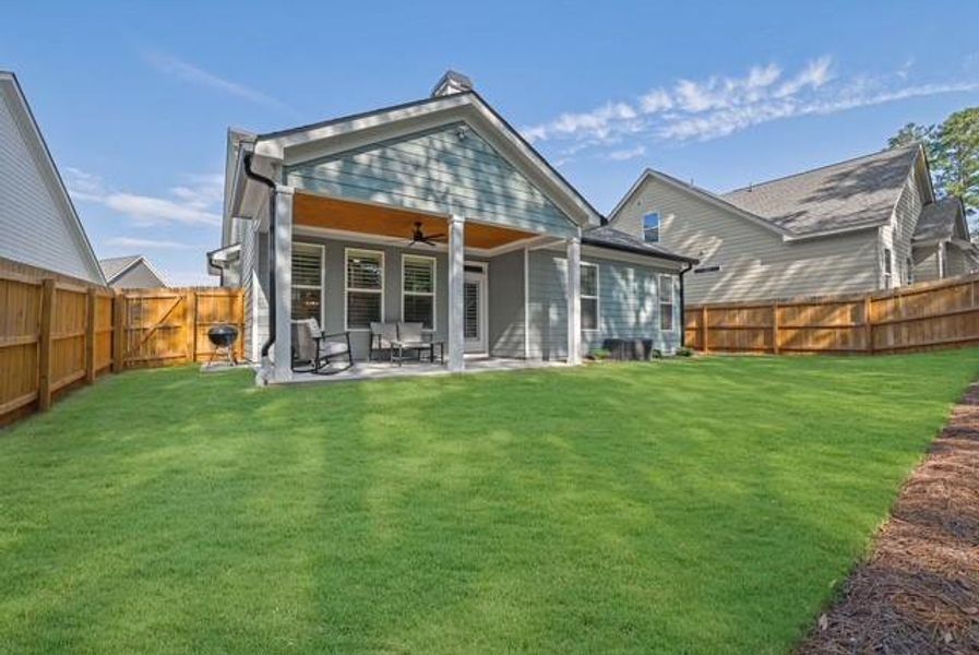 Exterior details and patio area of a home in , Canton (Image 29).