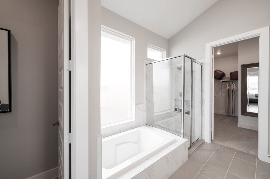 Representative furnished interior of a home built from the Verdin by Tri Pointe Homes in Pecan Ridge, Fulshear (Image 39).