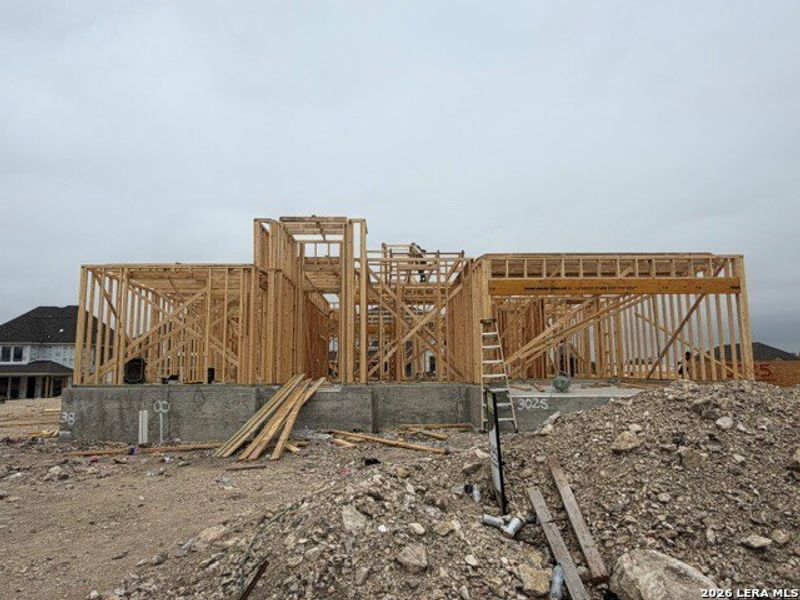 In-progress construction of a new home in Ladera - 60s, San Antonio, TX (Image 5). In-progress construction of a new home in Ladera - 60s, San Antonio, TX (Image 5).