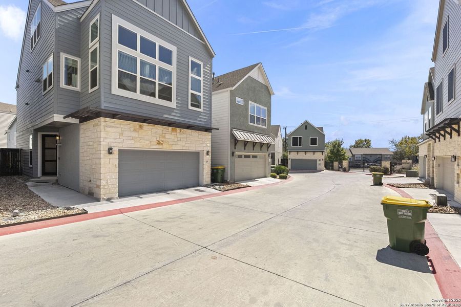 Exterior details and patio area of a home in The Enclave at Whitby, San Antonio (Image 21). Exterior details and patio area of a home in The Enclave at Whitby, San Antonio (Image 21).