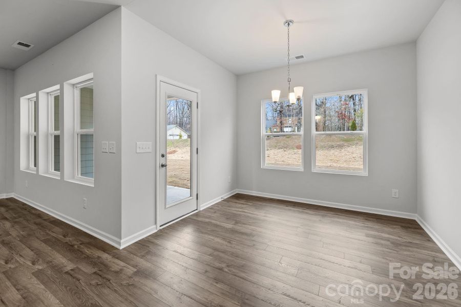 Spacious, unfurnished interior of a new home in Cottages at Wingate, Wingate (Image 22).