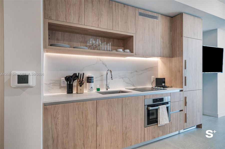 Furnished interior view inside a new home in , Miami (Image 12).