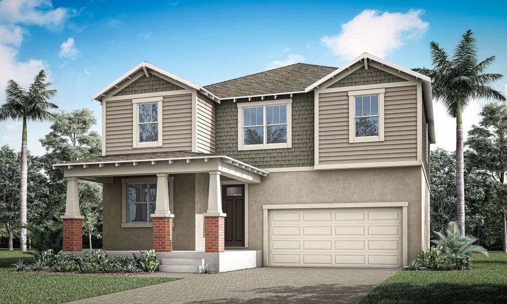 Representative exterior photo of a completed home built from the Shenandoah by Mattamy Homes in Rainwood, Clermont, FL (Image 21). Representative exterior photo of a completed home built from the Shenandoah by Mattamy Homes in Rainwood, Clermont, FL (Image 21).