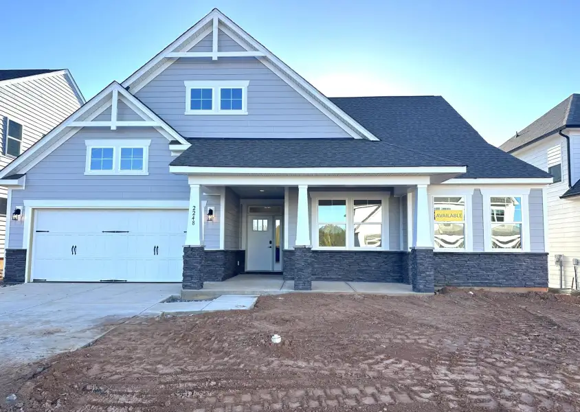 In-progress construction of a new home in The Enclave at Laurelbrook, Sherrills Ford, NC (Image 8).
