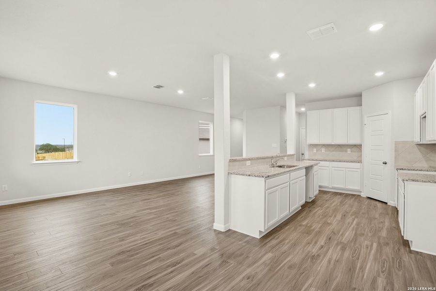 Furnished interior view inside a new home in Katzer Ranch, Converse (Image 8).