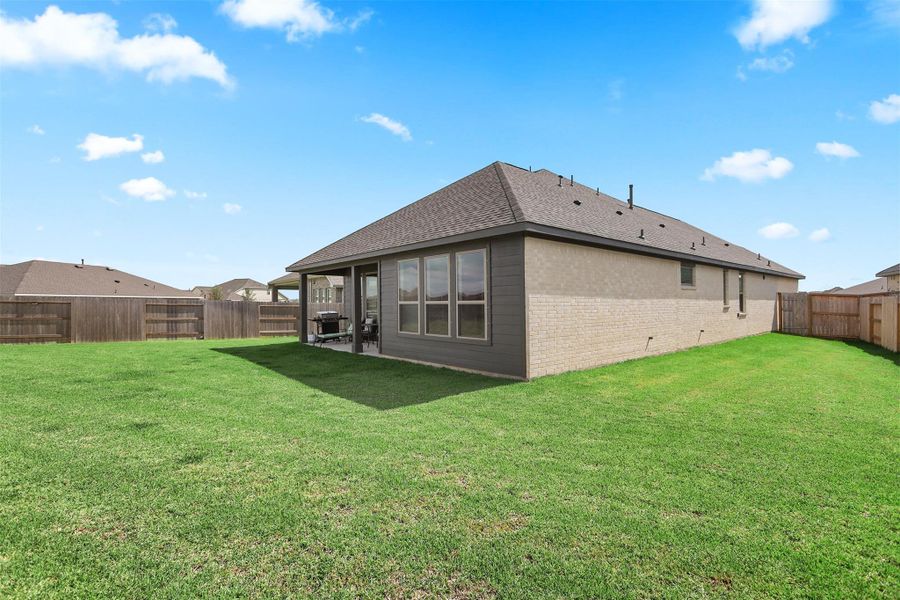 Exterior details and patio area of a home in , Texas City (Image 28). Exterior details and patio area of a home in , Texas City (Image 28).
