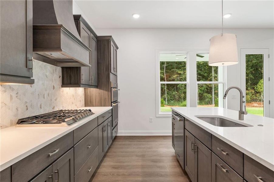 Furnished interior view inside a new home in Ashbury Commons, Powder Springs (Image 9).