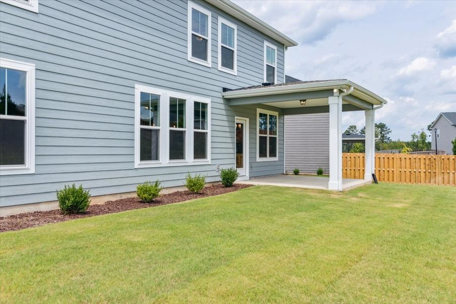 Front exterior of a new home in Crawford Creek, Grovetown, GA, highlighting curb appeal (Image 21).