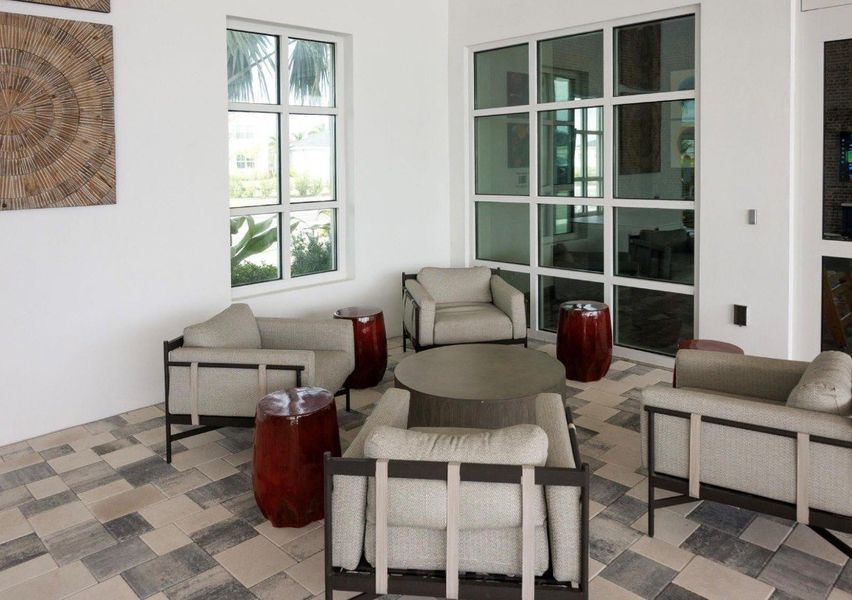 Adjacent to community pool