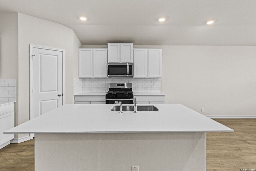 Furnished interior view inside a new home in Brookstone Creek, San Antonio (Image 10).