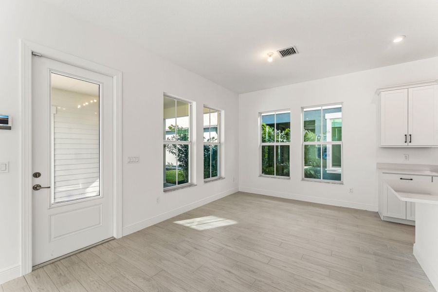 Representative unfurnished interior of a home built from the Marigold by Mattamy Homes in Newfield, Palm City (Image 13).