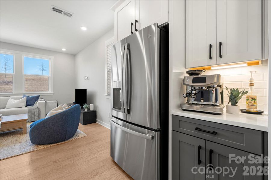 Furnished interior view inside a new home in , Charlotte (Image 9). Furnished interior view inside a new home in , Charlotte (Image 9).