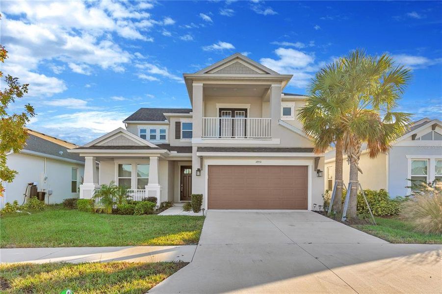 Front exterior of a new home in , Riverview, FL, highlighting curb appeal (Image 1). Front exterior of a new home in , Riverview, FL, highlighting curb appeal (Image 1).