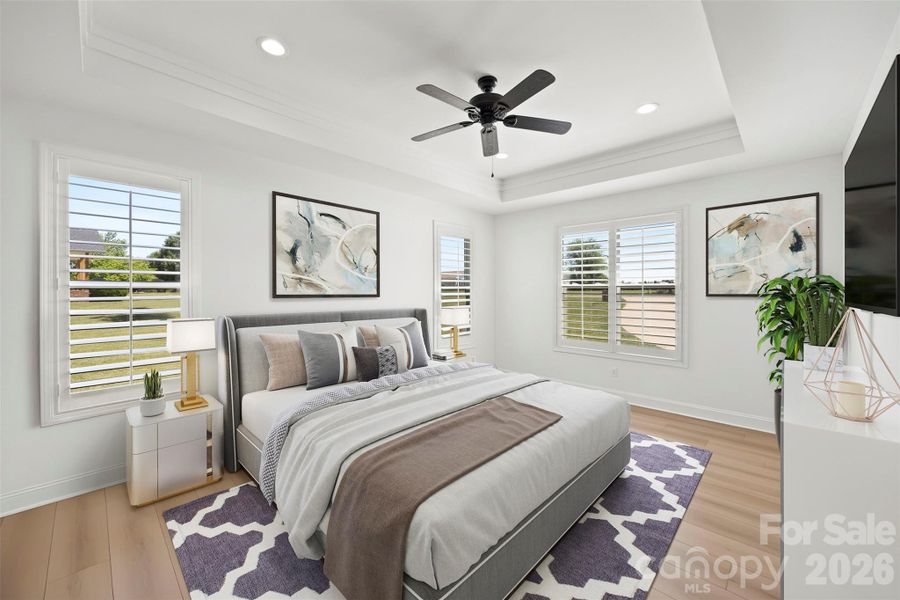 Furnished interior view inside a new home in , Kings Mountain (Image 11).