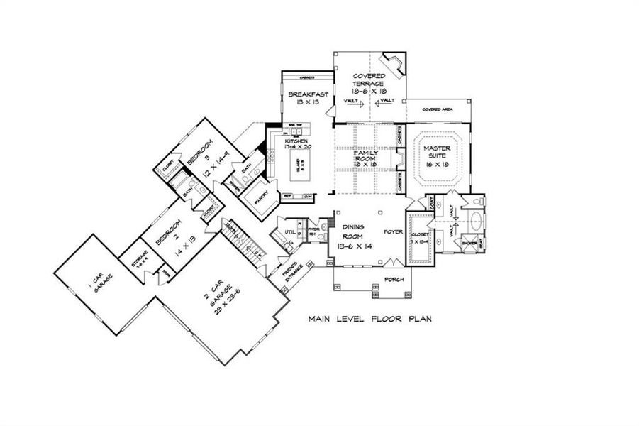 2D floor plan layout of this home in , Newnan, GA (Image 4).