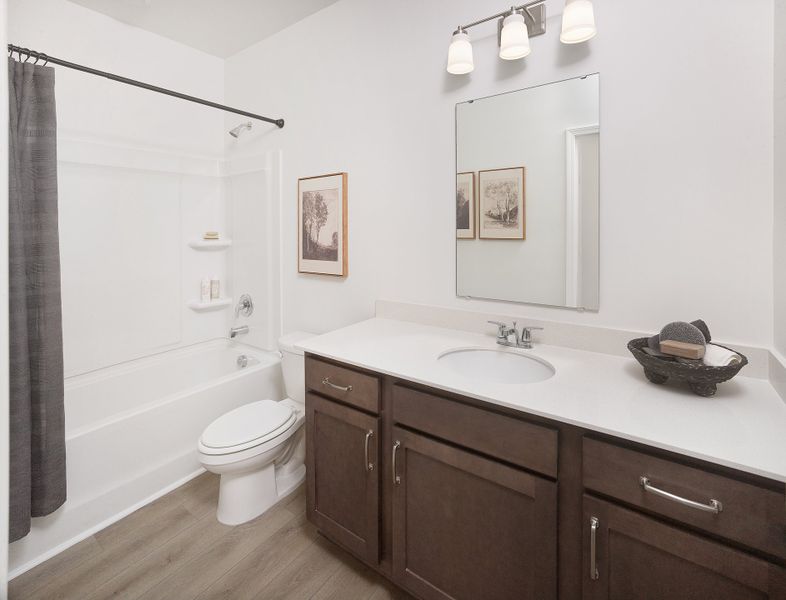 Representative furnished interior of a home built from the Palmetto by Ashton Woods in Blue Heron Retreat, Little River (Image 9).