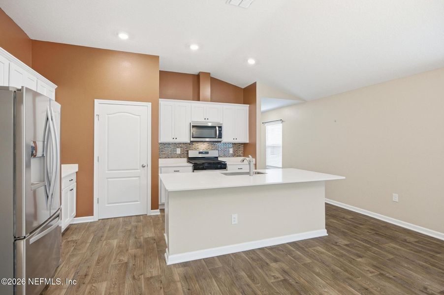 Furnished interior view inside a new home in , Bunnell (Image 11).