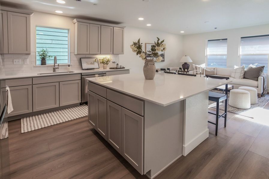 Furnished interior view inside a new home in Prairie Song, Windsor (Image 12).