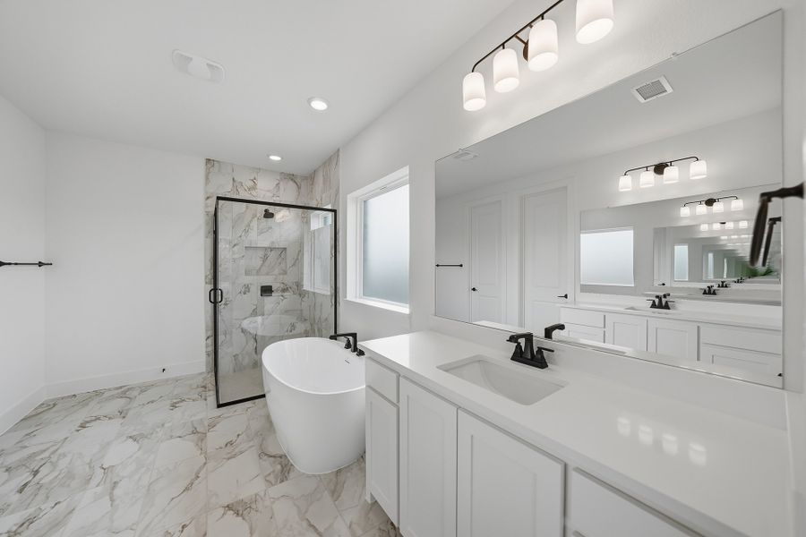 Furnished interior view inside a new home in Hillside Village, Celina (Image 10). Furnished interior view inside a new home in Hillside Village, Celina (Image 10).