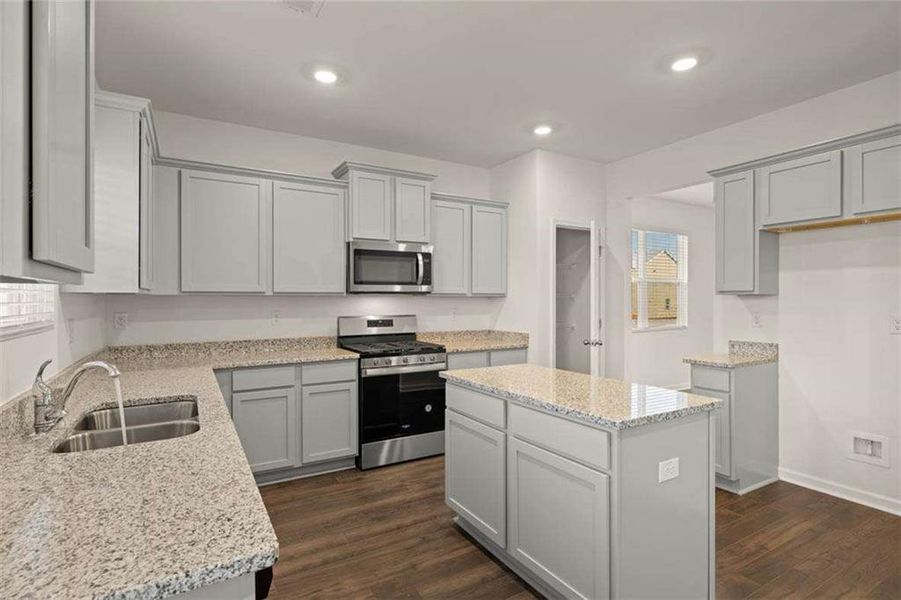 Furnished interior view inside a new home in Oakchase at Hampton, Hampton (Image 6).