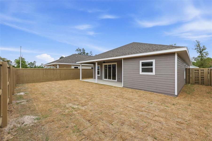Exterior details and patio area of a home in , Gainesville (Image 4). Exterior details and patio area of a home in , Gainesville (Image 4).