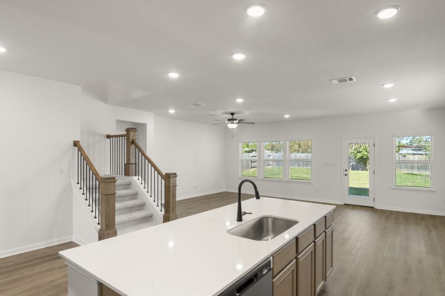 Furnished interior view inside a new home in Orchard Ridge, Liberty Hill (Image 21).