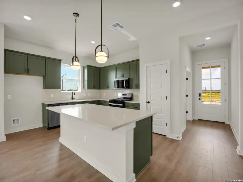 Furnished interior view inside a new home in Morgan Meadows, San Antonio (Image 6).