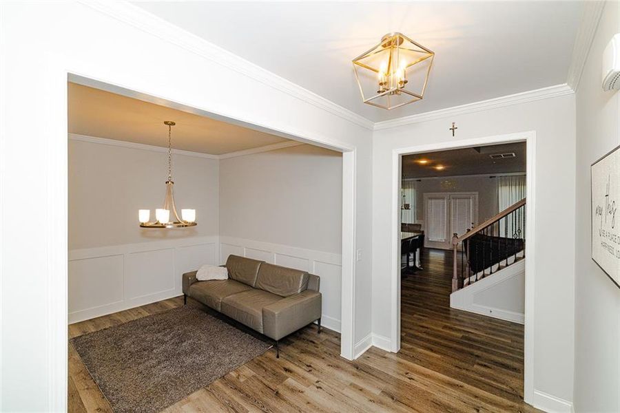 Furnished interior view inside a new home in Hellen Valley, Braselton (Image 18).