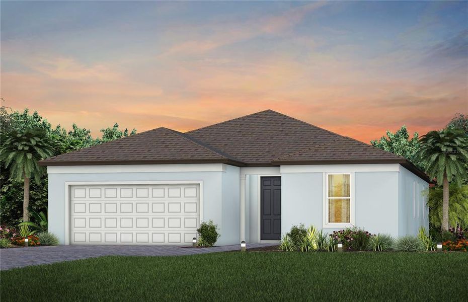 Exterior Rendering, Elevation FM1