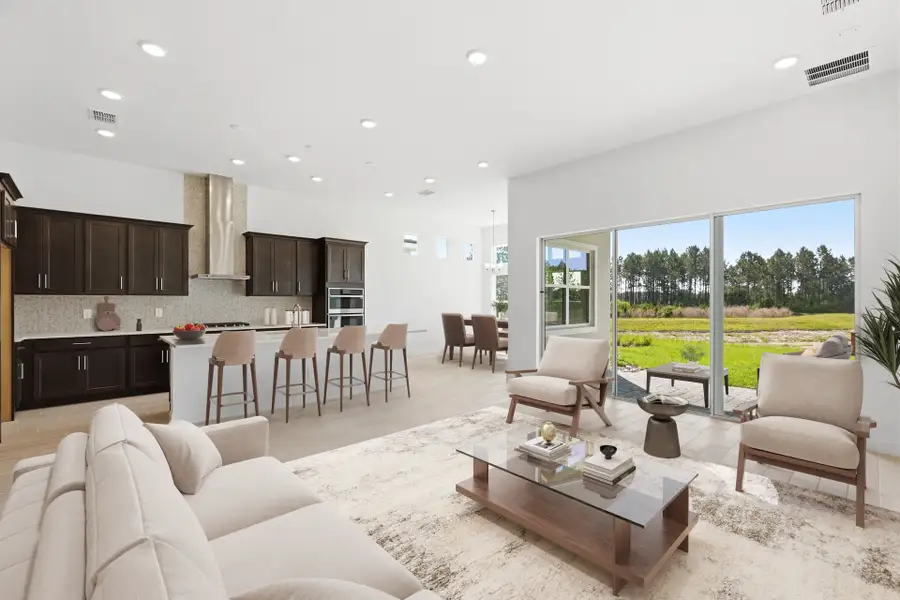 Furnished interior view inside a new home in Tamarack at Two Rivers, Zephyrhills (Image 4).