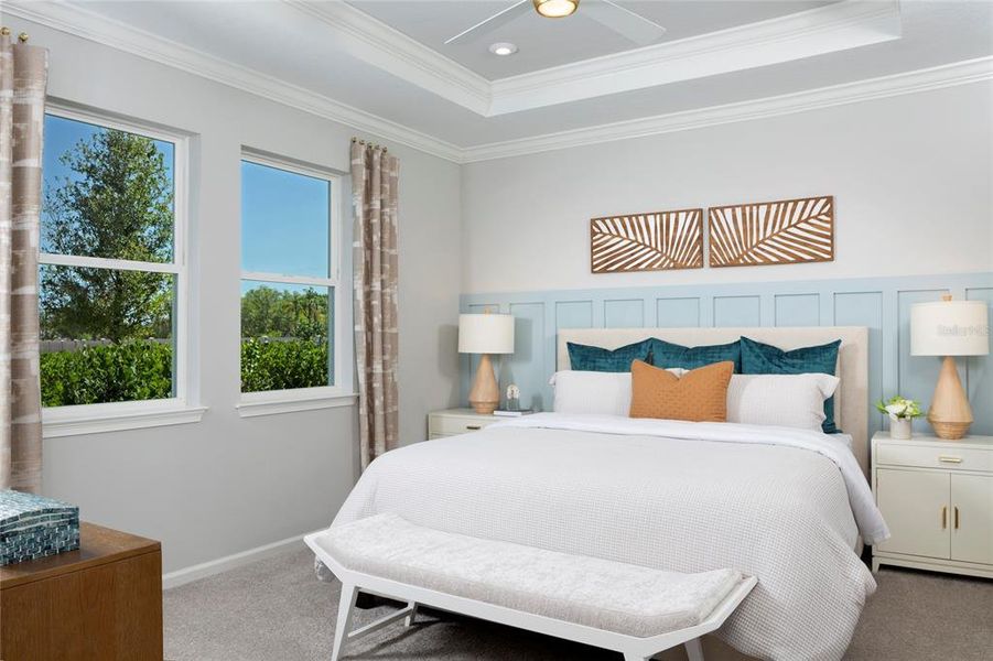 Furnished interior view inside a new home in Wellen Park, Venice (Image 11).