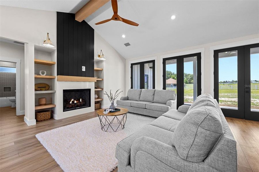 Furnished interior view inside a new home in , Lake City (Image 9).