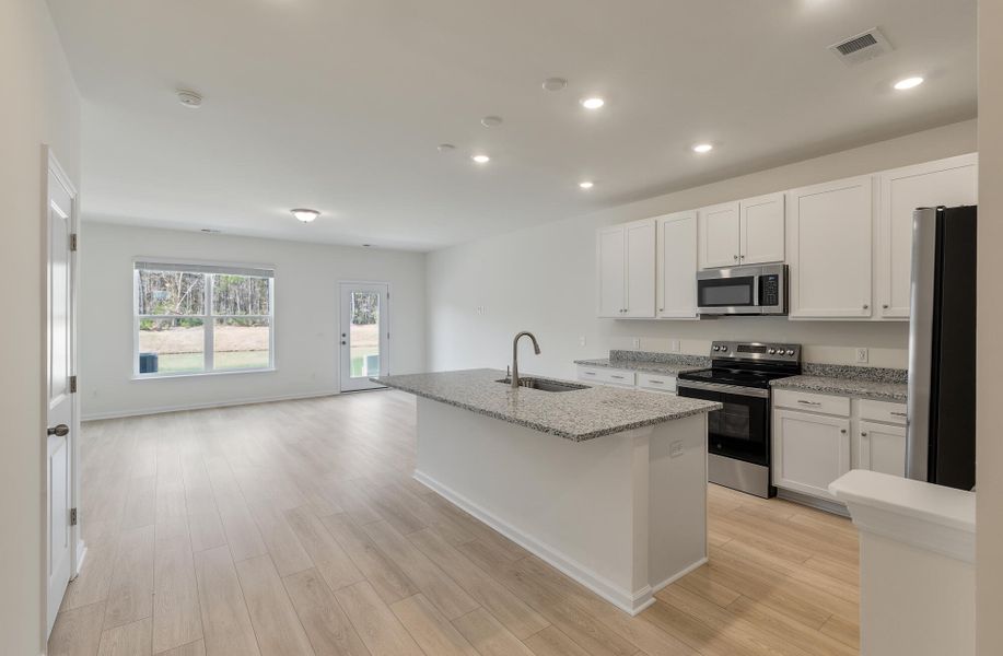 Furnished interior view inside a new home in The Landings at Montague, Goose Creek (Image 11).