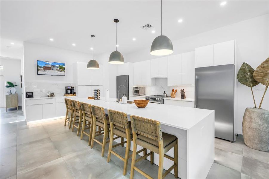 Furnished interior view inside a new home in , Sarasota (Image 13).
