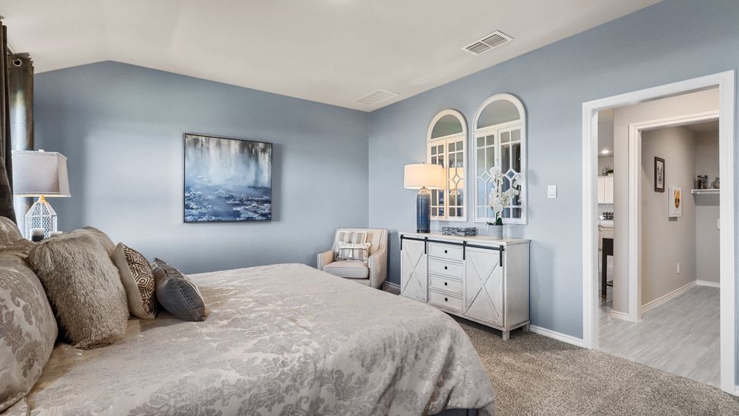 Furnished interior view inside a new home in Rosewood at Beltmill, Fort Worth (Image 24).