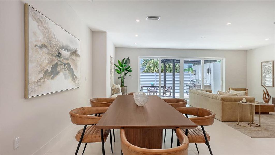 Furnished interior view inside a new home in , Sarasota (Image 5).