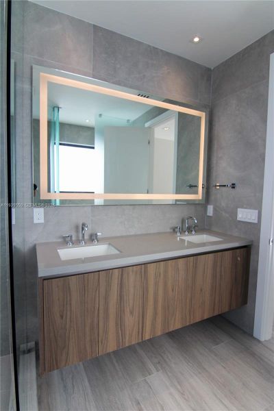 Furnished interior view inside a new home in , Miami (Image 10).