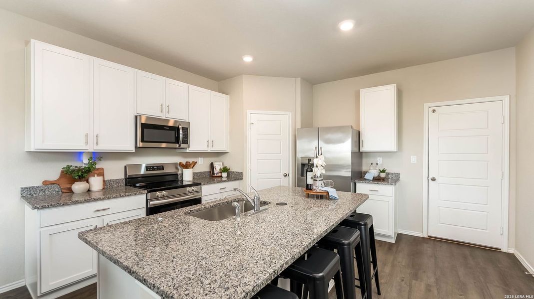 Furnished interior view inside a new home in , Lytle (Image 13).