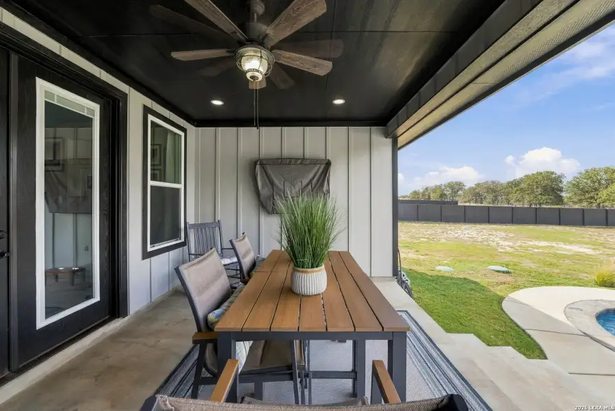 Exterior details and patio area of a home in , La Vernia (Image 3). Exterior details and patio area of a home in , La Vernia (Image 3).