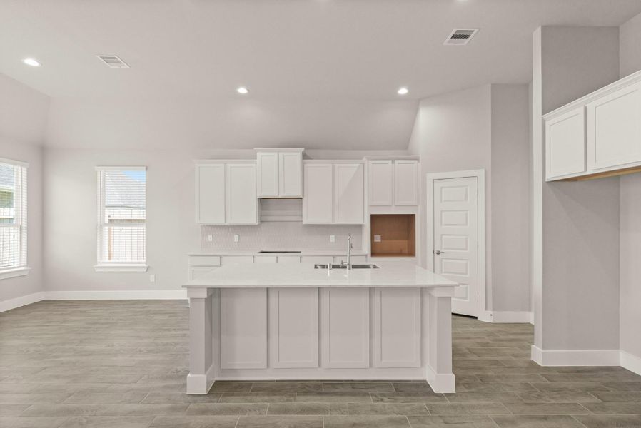 Furnished interior view inside a new home in Briarwood Crossing, Rosenberg (Image 3). Furnished interior view inside a new home in Briarwood Crossing, Rosenberg (Image 3).